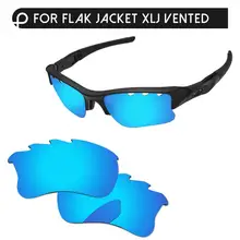 Papaviva Ice Blue зеркальные поляризованные Сменные линзы для Flak куртка XLJ солнцезащитные очки с отверстиями рамка UVA и UVB Защита