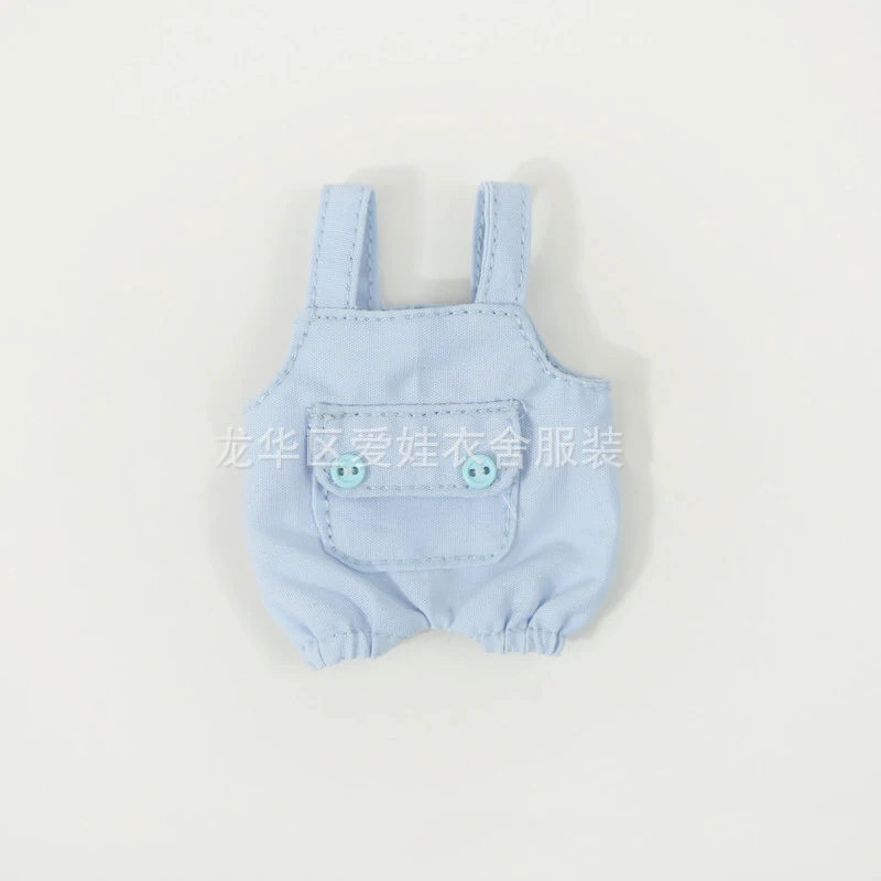 Barbie Doll Clothes Doll Clothes Accessories Doll Clothes Doll Accessories Obitsu 11 1/12 BJD Doll Jumpsuits Grid Pattern Clothes Fashion Dark Blue Suspender Pants For ob11 gsc body9 Dolls