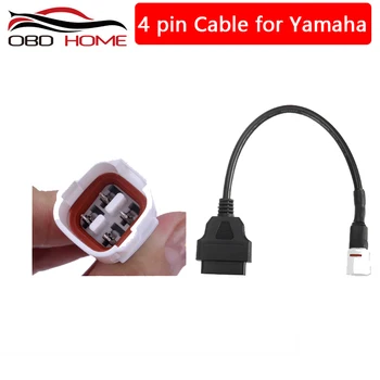 

1PCS Diagnostic 4 Pin to OBD2 OBDII Cable Harness Adapter for Yamaha FJ09, FZ09, MT09, FZ-10, MT-10, XSR900, R6, R1, 900/GT ETC
