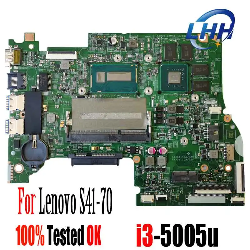 For lenovo notebook S41-70 U41-70 Motherboard/Mainboard 14217-1M LT41 MB With cpu i3-5005U I5-5200U 920M 2G 100% tested 