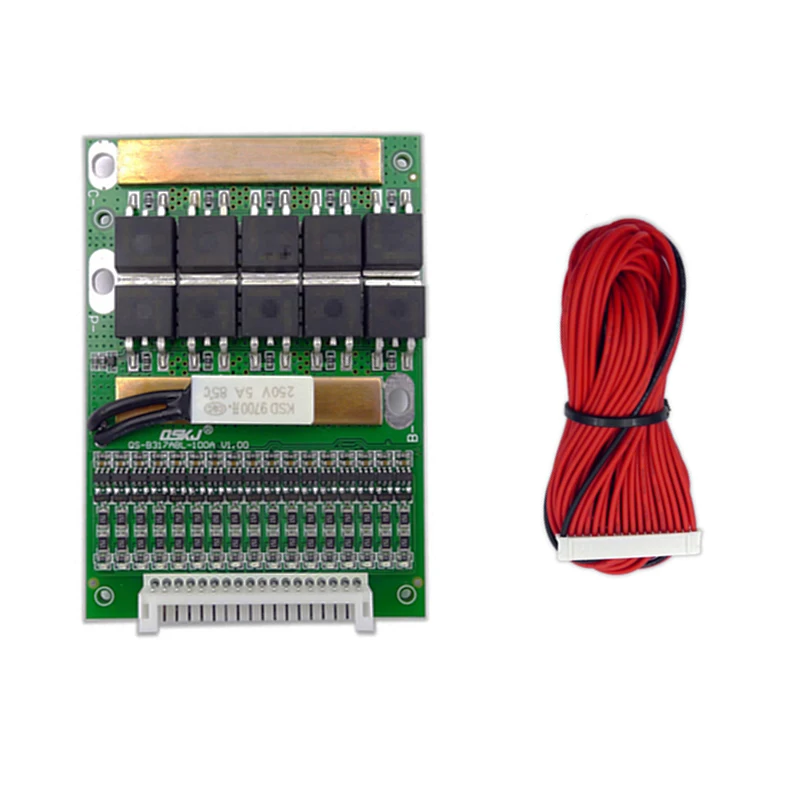 6S 17S BMS 80A 18650 литий ионный аккумулятор балансировщик 7S 8S 10S 13S 16S Lifepo4 3 2 V 7 Lipo PCM