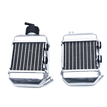Motorcycle Aluminum Engine Water Cooling Radiators Coolers For SX50 50 SX 2003 2004 2005 2006 2007 2008