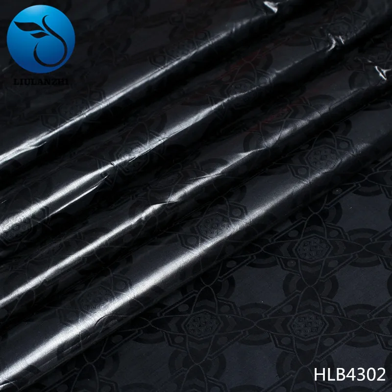 LIULANZHI bazin riche getzner африканская ткань tissu черная новейшая 10 ярдов/шт. Для одежды
