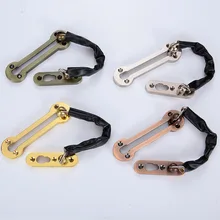 Толстая Противоугонная цепь из нержавеющей стали Болт гостиничная Дверная Цепочка сумка с ручками-цепочками грубая дверная защелка