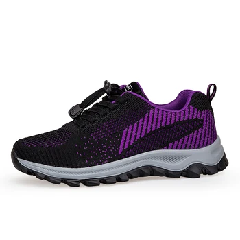 

Autumn B012 cloth shoes women's non-slip soft-soled elderly walking shoes lightweight sports shoes