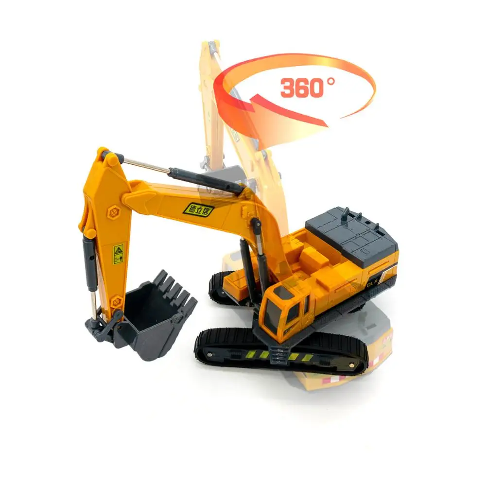 Экскаватор игрушка строительный грузовик 1/55 Diecast автокран землекоп трактор