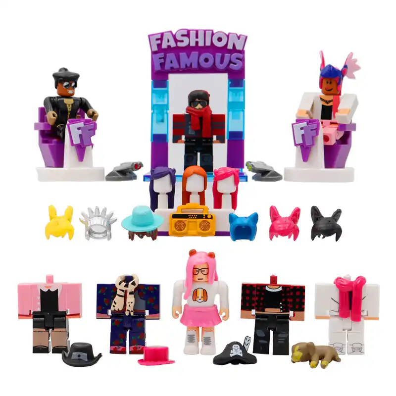 Roblox Celebrity Fashion Famous Playset 7cm Pvc Suite Dolls Boys Toys Model Figurines For Collection Christmas Gifts For Kids Aliexpress - fashion famous roblox free