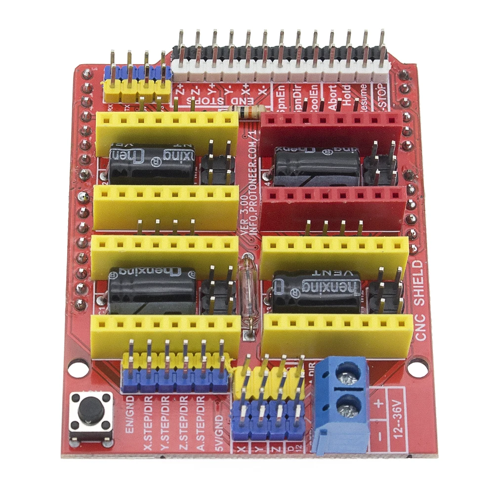 A4988 Драйвер CNC Щит Плата расширения V3 гравер Щит 3d принтер ЧПУ для arduno CNC щит V3