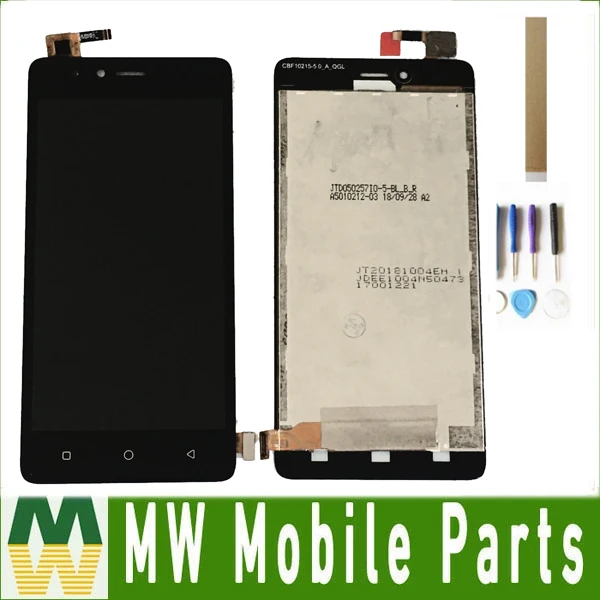 Najtaniej Dla TP LINK Neffos C5A TP703A N1 TP908A ekran wyświetlacza LCD zespół ekranu dotykowego czarny kolor z narzędziami i taśmą