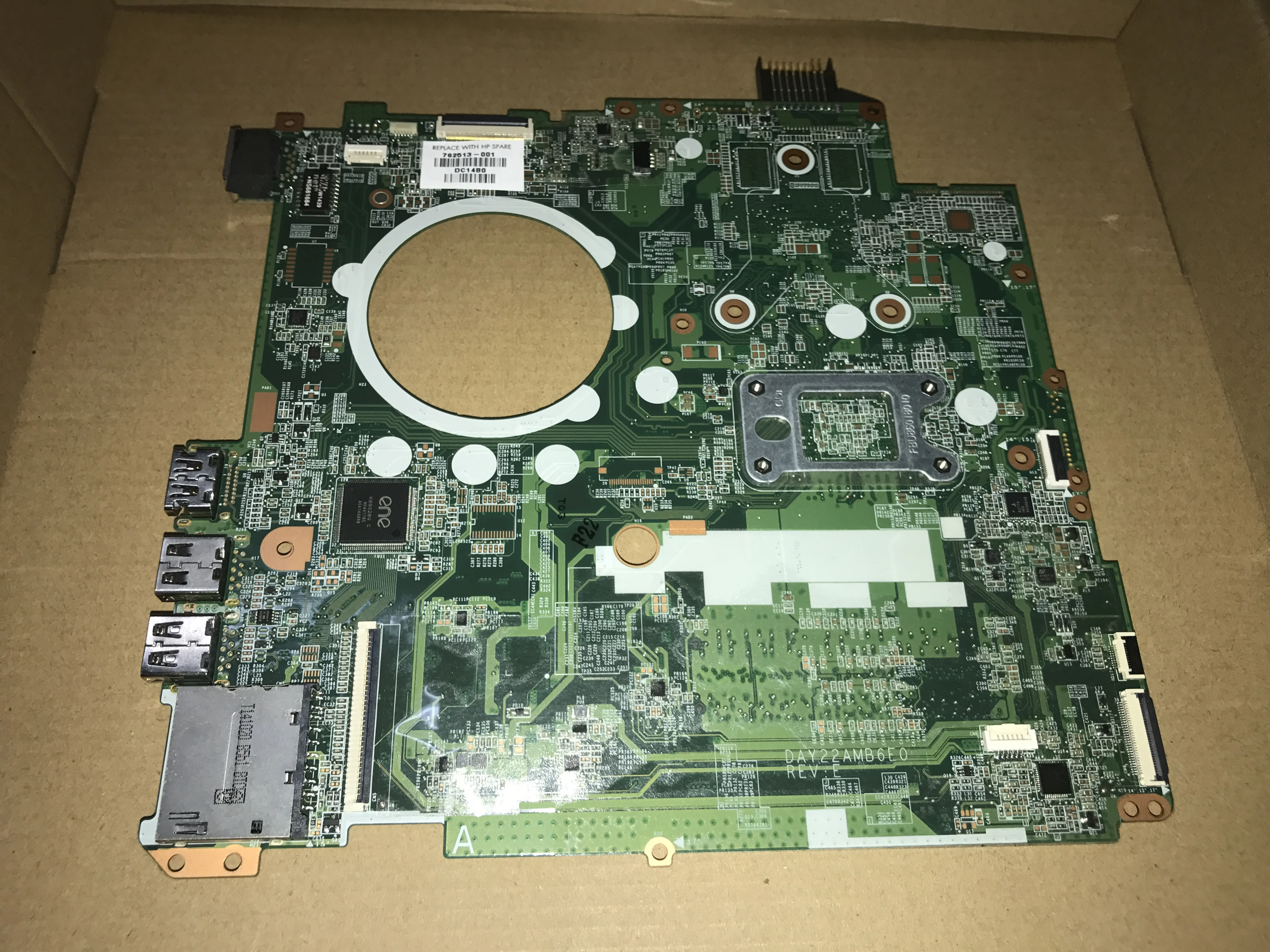 BiNFUL STOCK.762526-501, DAY22AMB6E0 материнская плата для ноутбука hp PAVILION 15-P NOTEBOOK MIANBOARD, встроенный процессор A8
