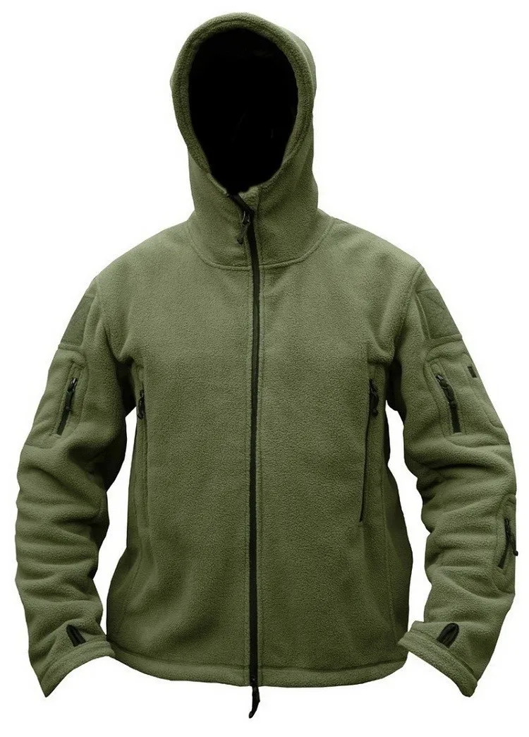 США Военная флисовая тактическая куртка мужская зимняя теплая уличная куртка с капюшоном пальто Мужская Флисовая верхняя одежда для