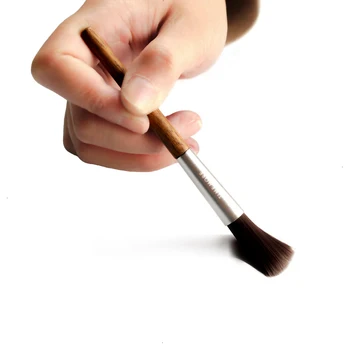 

TIMEMORE Professional grinder cleaning brush walnut handle aluminum sleeve artificial hair brush barista bar cleaning brush