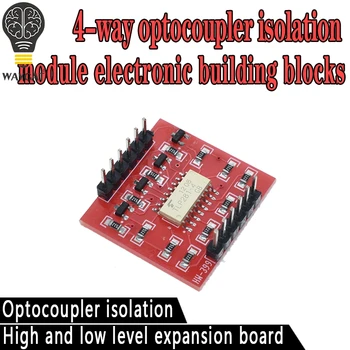 

WAVGAT TLP281 4 Channel Opto-isolator IC Module For Arduino Expansion Board High And Low Level Optocoupler Isolation 4 Channel