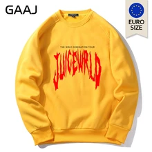 Rapper Juice Wrld хип-хоп мужской спортивный пуловер в стиле Харадзюку, Евро-американский размер, флисовый свитер размера плюс, уличная одежда, мужские толстовки