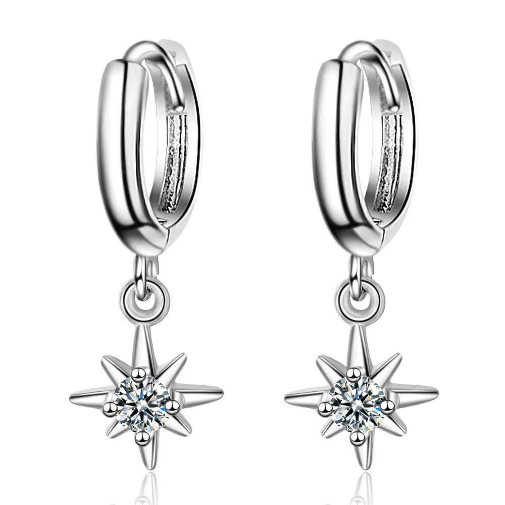 ซื้อ 925 Sterling Silver Zircon Star Stud Earrings For Women Romantic  Earring Brincos Pendientes Eh1378 ที่ เจดี เซ็นทรัล | JD CENTRAL ส่งฟรี  การันตีของแท้ JD.CO.TH