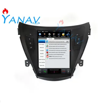 

car stereo GPS navigator For-HYUNDAI ELANTRA/MD 2011-2015 car video multimedia player Tesla vertical screen car radio DVD player