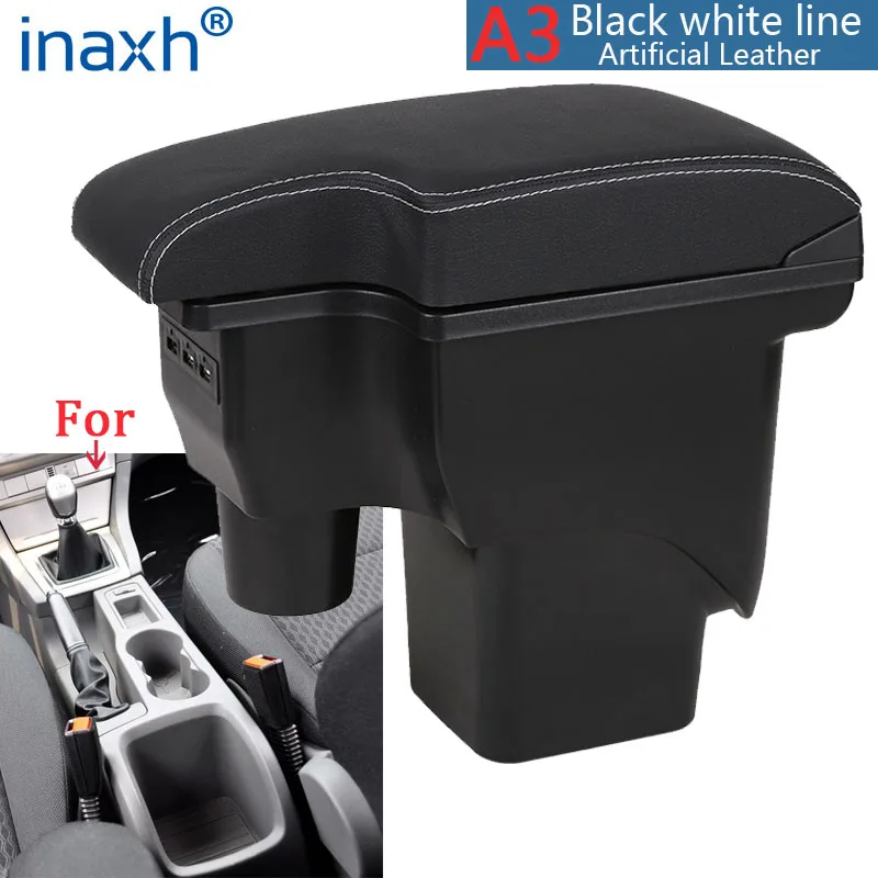 Coche Apoyabrazos Para Ford Focus 3 Mk3 2011-2019, Doble Capa Caja