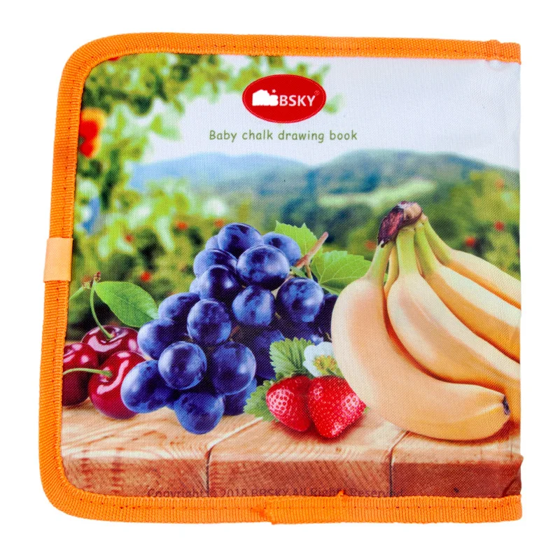 

Educational Early Childhood ENLIGHTEN Children Painting Blackboard Baby Learning Painted Chalk Drawing Board Cloth Book