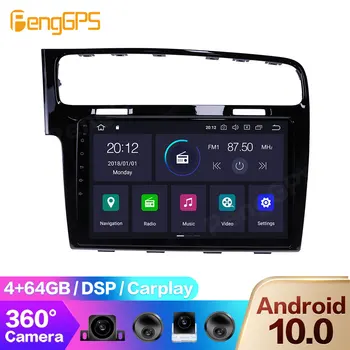 

360° Camera Car DVD Player for Volkswagen Golf 2014-2018 Touchscreen Multimedia GPS Navigation Mirror Link Android 10.0 Carplay