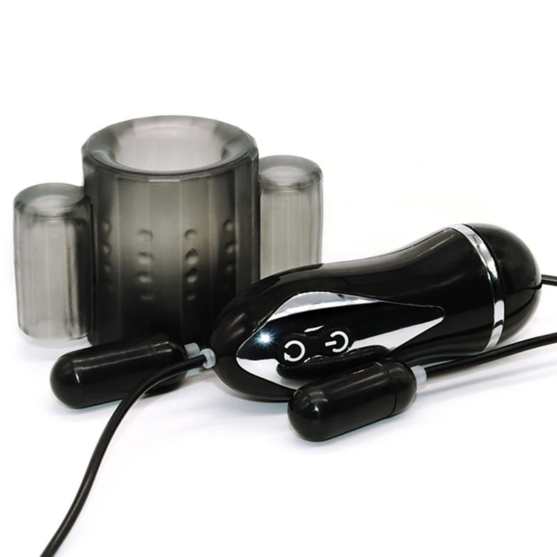 Penis Vibrator 12 Frequency Modes Black Silicone Male Remote Control Penis Trainer Ring Masturbation Waterproof Adult Sex Toys