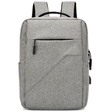 Деловой компьютерный рюкзак, Usb Перезаряжаемый рюкзак, водонепроницаемый, большой емкости, дорожная сумка, Студенческая сумка