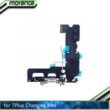 for iPhone 7 plus 7Plus Charger Charging Port Dock USB Connector Flex Cable Headphone Audio Jack Flex Ribbon Repair Parts