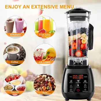 

Digital 3HP Blender 2L Automatic Touchpad Professional Blender Mixer Juicer High Power Food Processor Ice Smoothies Fruit