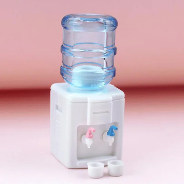 Mini Water Dispenser For Doll Blythe Doll Accessories Mini Dollhouse Diy Decoration Simulation Kitchen Toy For Kids Gift 1