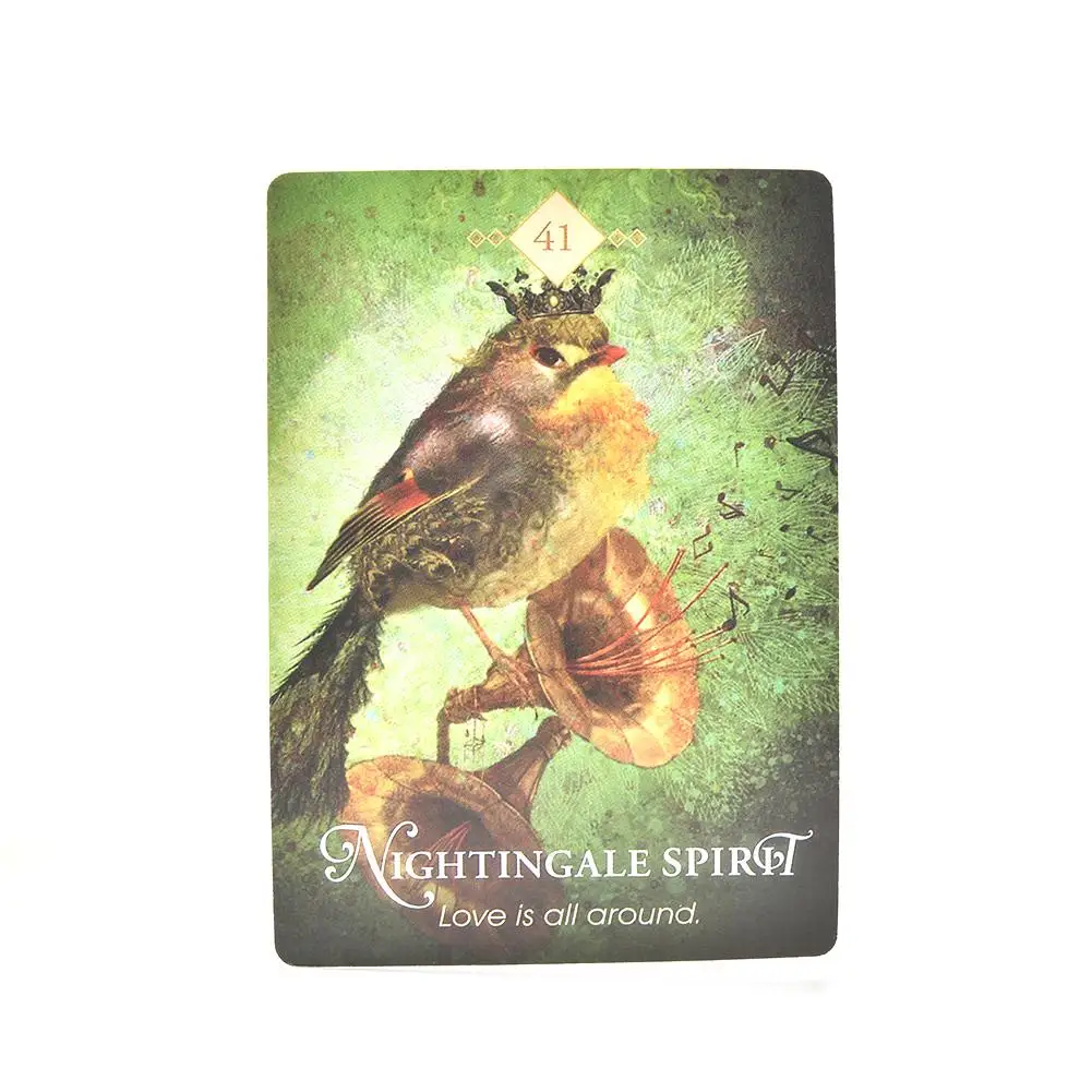 68 шт. карты Таро для Spirit Animal Oracle колода настольные игры Английский для семьи Подарок вечерние игральные карты игры развлечения