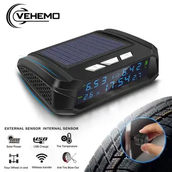 

2020 Tire Pressure Alarm 2PCS Sensor TPMS Truck 8.0bar Tire Pressure Monitoring System New Explosion Proof