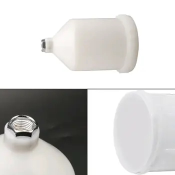 

2pcs Paint Cup Pot SprayGun 600ml Plastic Air Gravity Fast Mover Threaded