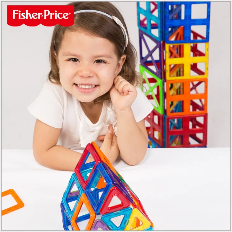 

FISHER-PRICE 2008 Magnetic Sheet Flexible Pulling Educational Toy Magnetic Building Piece Children Wisdom Magnetic Sheet Set