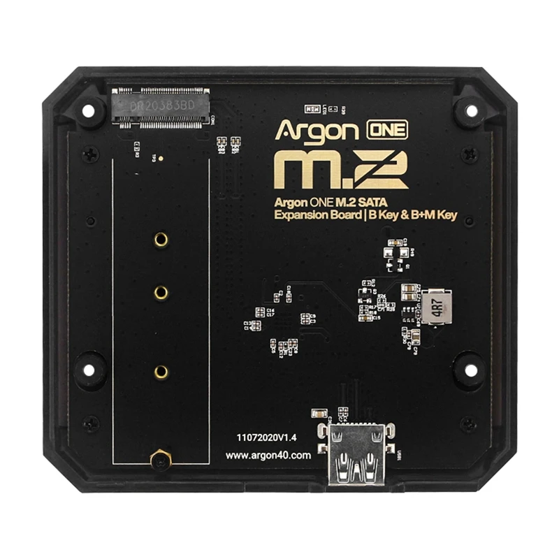 Artículo caliente Placa de expansión M.2 USB 3,0 a M.2 SATA SSD, adaptador para Raspberry Pi 4, modelo B, Base para argón ONE V2/M.2 funda DolGY3xB6N0
