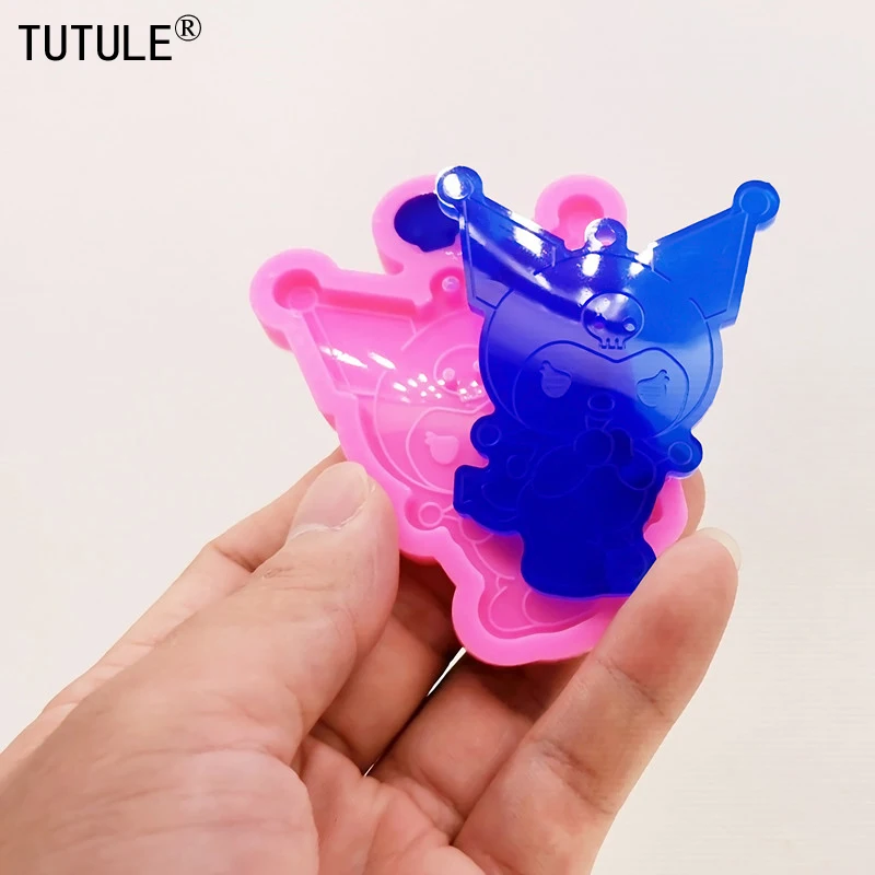 Mirror Cat Hair comb Comb Silicone resin mold,kawaii style Making