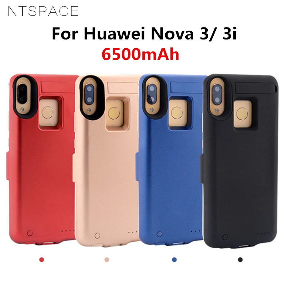 NTSPACE резервного питания банк зарядки Чехлы для huawei Nova 3i батарея чехол 6500 мАч банк питания чехол для huawei Nova 3 power Case