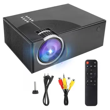 

800x480 Portable Projector Miniature for Conference Home Cinema Theater Media Player EU Plug 90-240V New