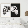 Watercolor Boys Game Poster Print Gamepad Illustration Game Wall Art Picture Joystick Canvas Painting for Kids Room Home Decor ► Photo 2/6