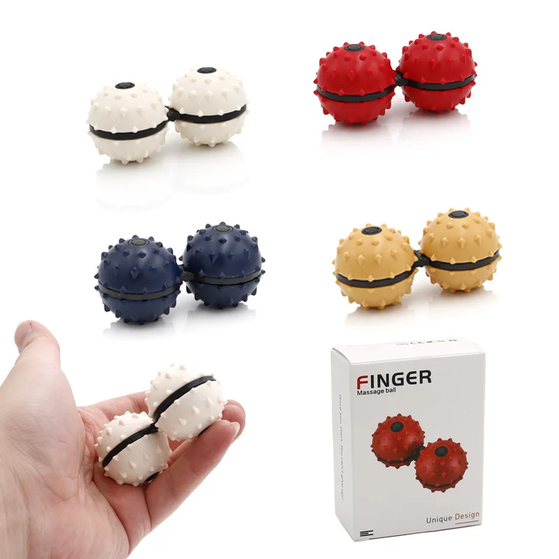 

Massage Decompression Gyro Ball Finger Toys Fidget Spinner Ingertip Rotating Conjoined Gyro Antistress Toy Hand Rotating Ball