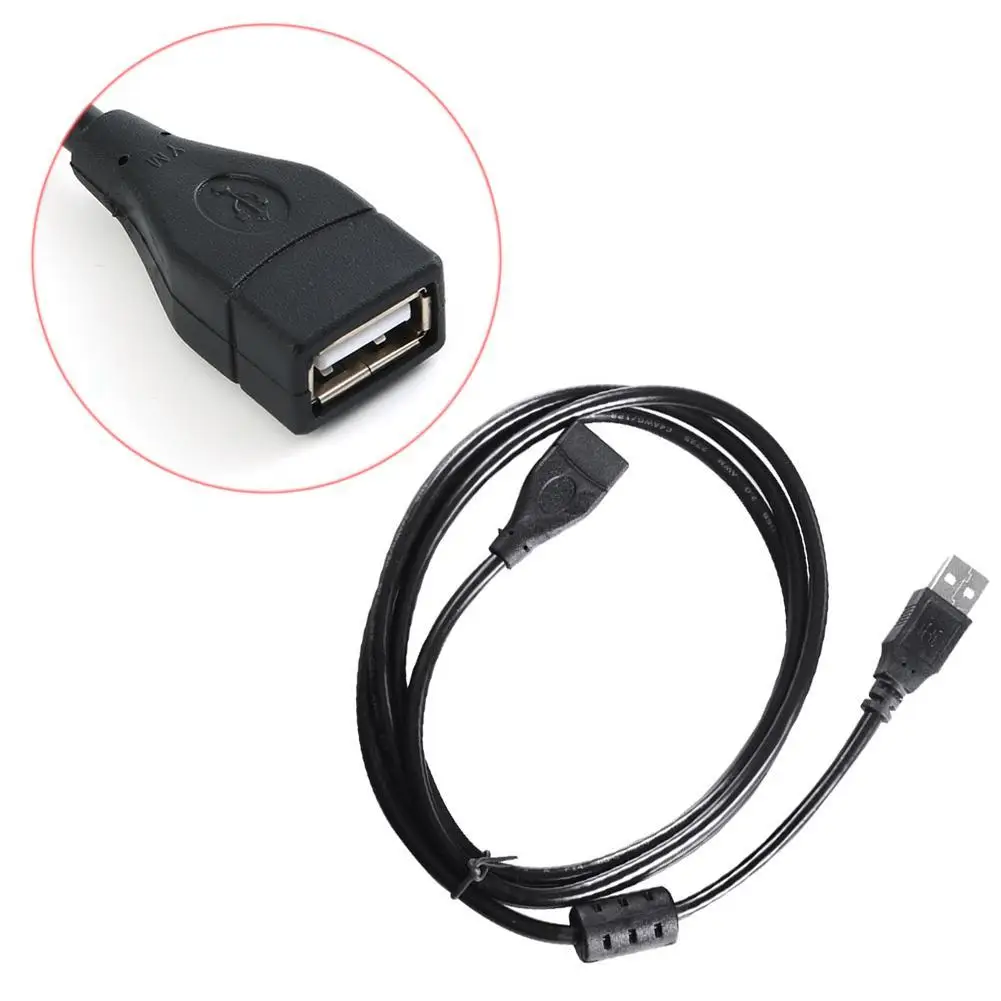 USB 2,0 кабель для мужчин и женщин 1,5 м 3 м 5 м удлинитель провода супер скорость Расширение синхронизации данных кабель для ПК клавиатуры ноутбука