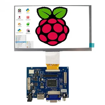 

7inch LCD TFT Display USB Plug And Play HDMI VGA 2AV Mini Computer IPS Replacement Part Monitor Screen Kit For Raspberry Pi