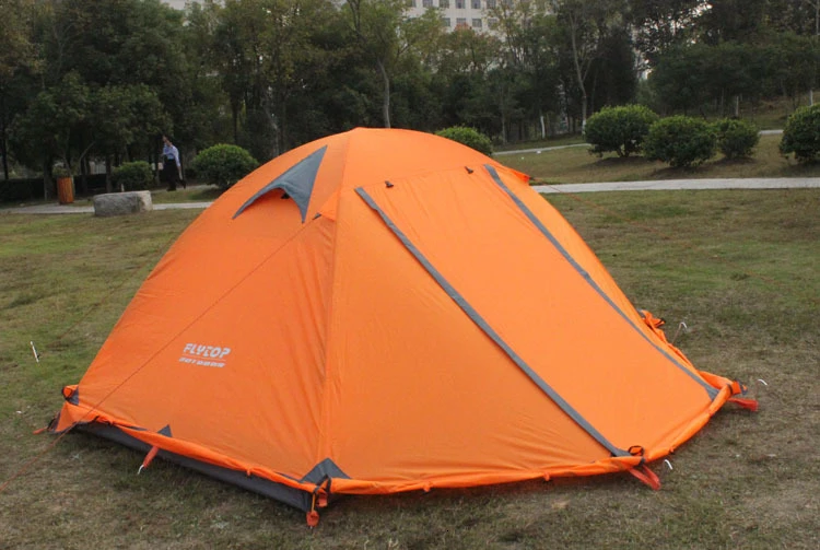 FLYTOP Outdoor Camping Tent For Rest Travel 2 Persons 3 Double Layer Windproof Waterproof Winter Professional Camp Tourist Tent (27)