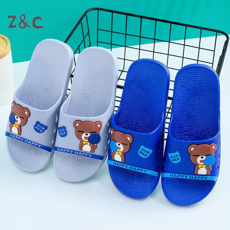 

Children's sandals and slippers cartoon slippers with soft soles in summer teenagers bathroom non-slip boys' slippers kids shoes