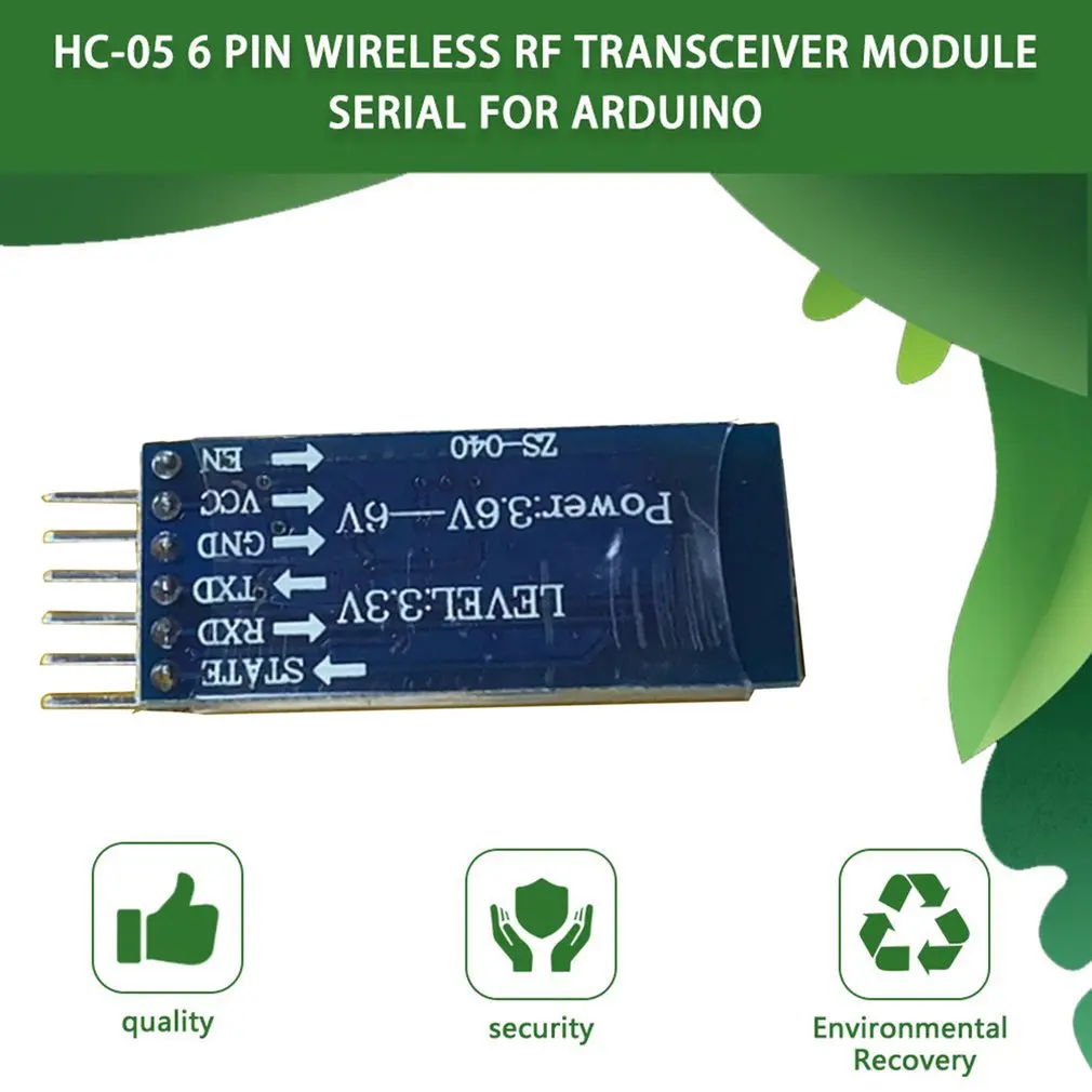 HC05 HC 05 master slave 6pin JY MCU анти реверс интегрированный Bluetooth серийный сквозной модуль
