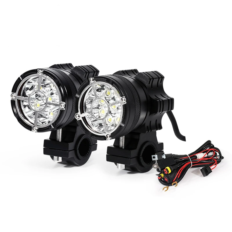 MOTOWOLF Focos LED, accesorios modificados, faros externos, luces auxiliares motocicleta, luces superbrillantes| | - AliExpress