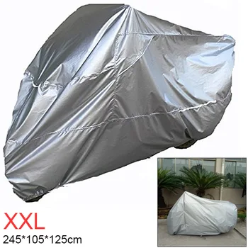 

Motorcycle Cover UV Protector Waterproof Motorcycle Covers Rain Dustproof Anti-theft Scooter Covers Suitable for All Motorcycle