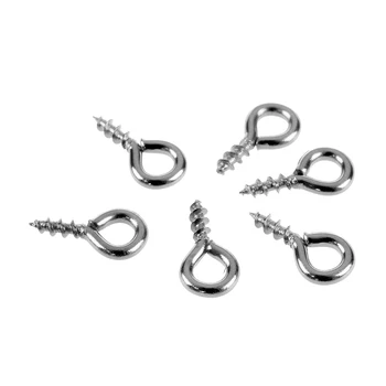 

New 250 x Eyelet Connector Screw Loops for Pendants of Metal