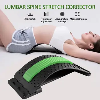 

Tensioner Orthosis Magic Professional Black ABS Lumbar Vertebra Relaxation Neck Masager Massage Correct Lumbar Corrector