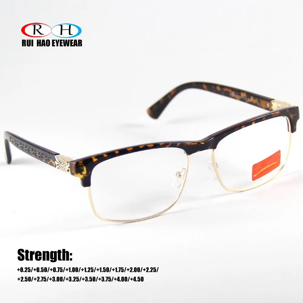 Очки для чтения бровей, Брендовые очки для дальнозоркости, прозрачные линзы из смолы, высокопрозрачные очки для чтения, очки для чтения, очки для дальнозоркости 808