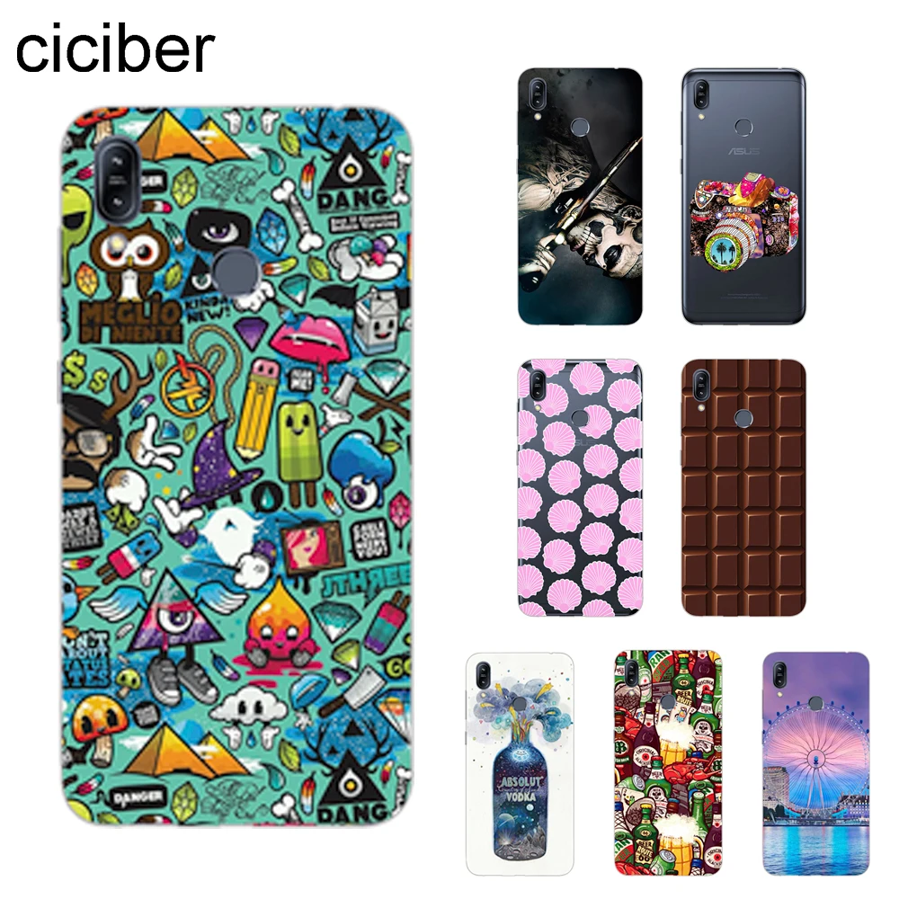 

ciciber Chocolate Ferris Wheel Cover For ASUS Zenfone Max Pro M1 ZB601KL ZB602KL Max Pro M2 ZB631KL ZB633KL Phone Cases Soft TPU