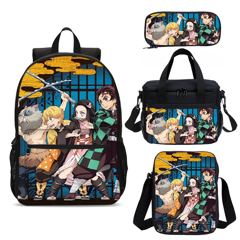 boys backpack with lunchbox